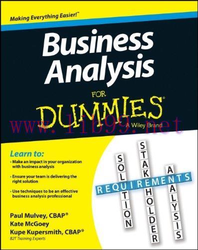 [FOX-Ebook]Business Analysis For Dummies