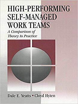 (PDF)High-Performing Self-Managed Work Teams A Comparison of Theory to Practice 1st Edition