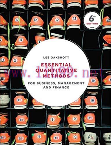 (PDF)Essential Quantitative Methods: For Business, Management and Finance 6th Edition
