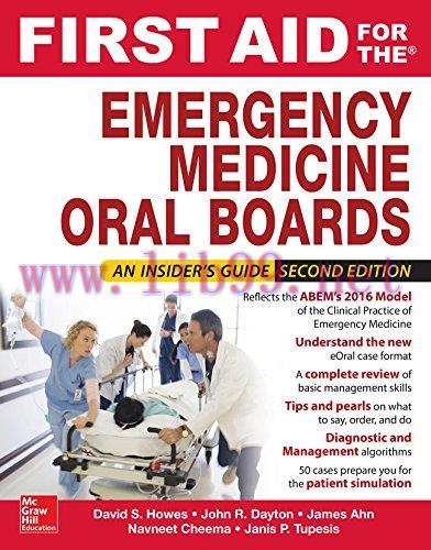 [FOX-Ebook]First Aid for the Emergency Medicine Oral Boards, 2nd Edition