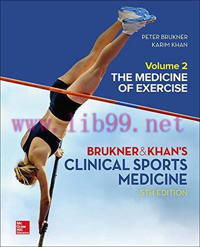 [AME]CLINICAL SPORTS MEDICINE: THE MEDICINE OF EXERCISE 5E, VOL 2 (EPUB + Converted PDF)