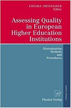 (PDF)Assessing Quality in European Higher Education Institutions Dissemination, Methods and Pro...