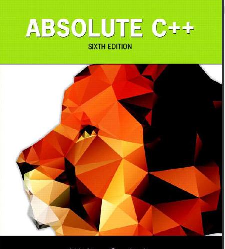 (Solution Manual)Absolute C++ 6th Edition by Walter Savitch.zip