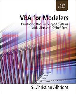 (PDF)VBA for Modelers: Developing Decision Support Systems 4th Edition