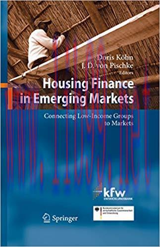 (PDF)Housing Finance in Emerging Markets: Connecting Low-Income Groups to Markets 2011 Edition