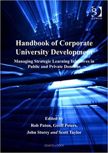 (PDF)Handbook of Corporate University Development Managing Strategic Learning Initiatives in Pu...