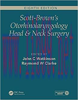 [AME]Scott-Brown&rsquo;s Otorhinolaryngology and Head and Neck Surgery, 8ed 3Vol Set (PDF)