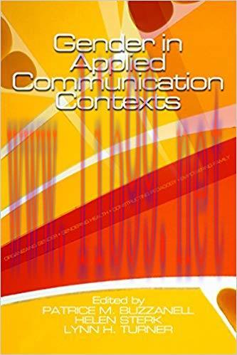 Gender in Applied Communication Contexts (NULL) 1st Edition,