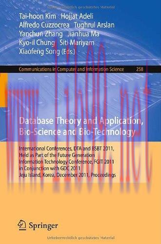 [FOX-Ebook]Database Theory and Application, Bio-Science and Bio-Technology