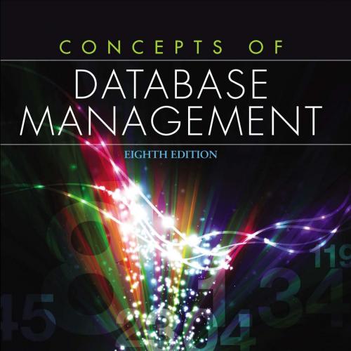 Concepts of Database Management 8th Edition 1285427106
