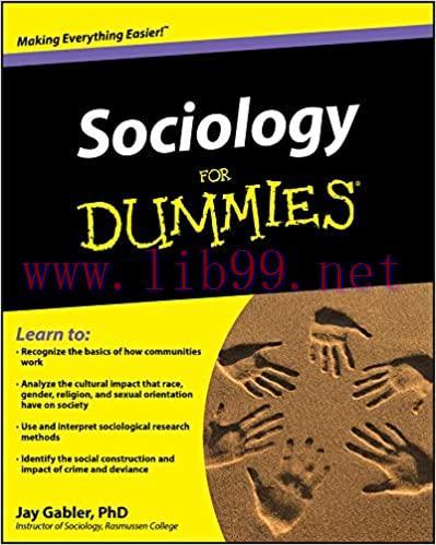 (PDF)Sociology For Dummies
