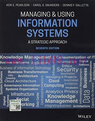 [FOX-Ebook]Managing and Using Information Systems: A Strategic Approach, 7th Edition