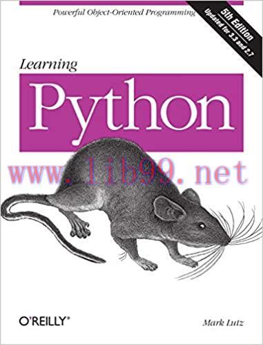 (PDF)Learning Python, 5th Edition