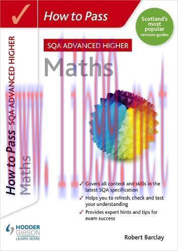 [FOX-Ebook]How to Pass SQA Advanced Higher Maths