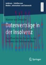 [PDF]Datenvertr&auml;ge in der Insolvenz: Zugriffsrechte des Nutzers in der Insolvenz des Datenverwa...