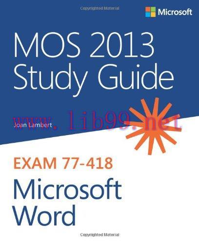 [FOX-Ebook]MOS 2013 Study Guide for Microsoft Word
