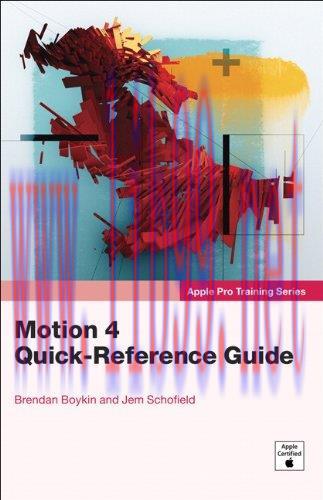 [FOX-Ebook]Apple Pro Training Series: Motion 4 Quick-Reference Guide