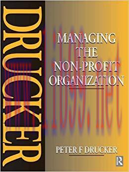 (PDF)Managing the Non-Profit Organization 1st Edition