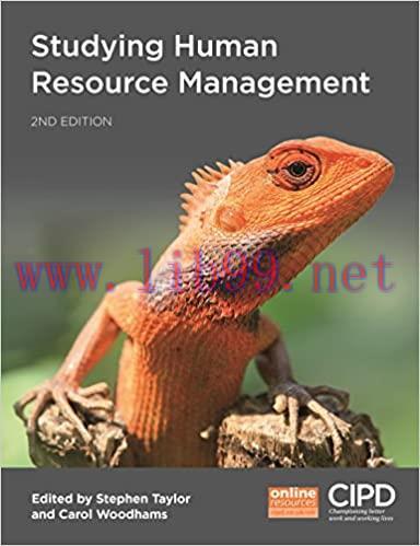 (PDF)Studying Human Resource Management (AGENCY/DISTRIBUTED)
