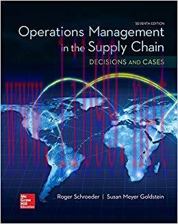 (PDF)Operations Management in the Supply Chain 7th Edition by Roger Schroeder