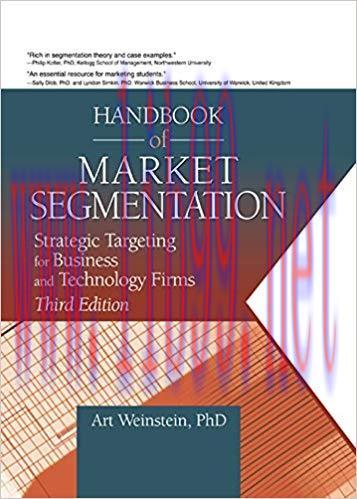 (PDF)Handbook of Market Segmentation: Strategic Targeting for Business and Technology Firms, Th...