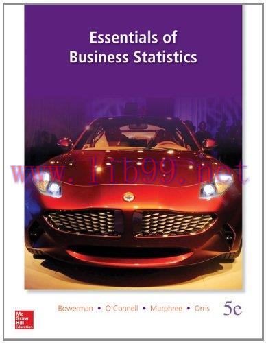 [FOX-Ebook]Essentials of Business Statistics, 5th Edition