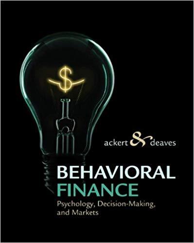 (PDF)Behavioral Finance Psychology, Decision-Making, and Markets 1st Edition