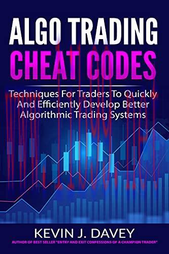 [FOX-Ebook]ALGO TRADING CHEAT CODES: Techniques For Traders To Quickly And Efficiently Develop ...
