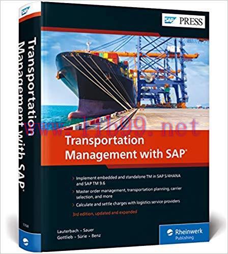 [PDF]Transportation Management with SAP 3rd Updated Edition