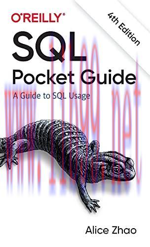 [FOX-Ebook]SQL Pocket Guide: A Guide to SQL Usage, 4th Edition