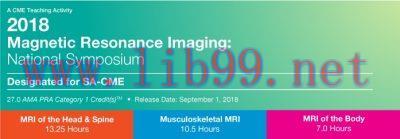 [AME]2018 Magnetic Resonance Imaging: National Symposium (CME Videos)