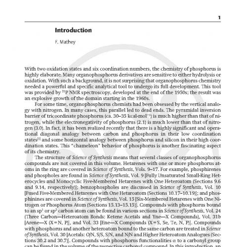 Organophosphorus Compounds (incl. RO&mdash;P and RN&mdash;P) (Vol. 42)