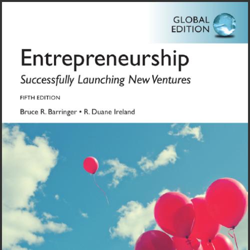 (Test Bank)Entrepreneurship,5th Global Editionn by Bruce R. Barringer.zip