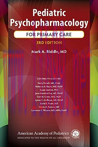 [AME]Pediatric Psychopharmacology for Primary Care, 3rd Edition (Original PDF)