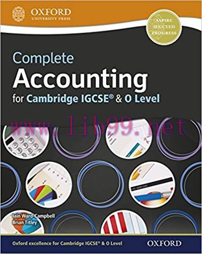 (PDF)Complete Accounting for Cambridge O Level & IGCSE Pap/Cdr Edition