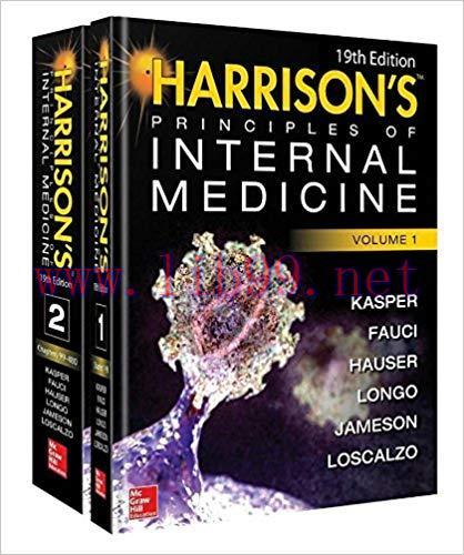 [PDF]Harrison&rsquo;s Principles of Internal Medicine 19/E (Vol.1 & Vol.2) 19th Edition