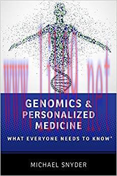 (PDF)Genomics and Personalized Medicine: What Everyone Needs to Know&reg; 1st Edition