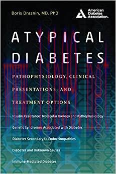 [AME]Atypical Diabetes: Pathophysiology, Clinical Presentations, and Treatment Options, 1st edi...