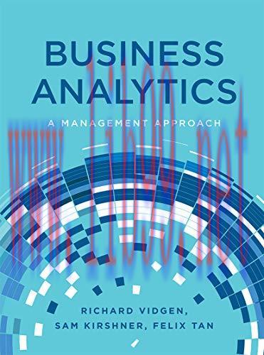 (PDF)Business Analytics: A Management Approach
