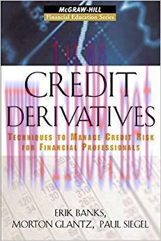 (PDF)Credit Derivatives: Techniques to Manage Credit Risk for Financial Professionals (McGraw-H...