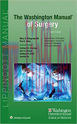 (PDF)The Washington Manual of Surgery 8th Edition