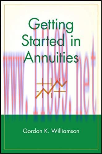 (PDF)Getting Started in Annuities (Getting Started In&hellip; Book 20) 1st Edition