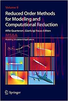 (PDF)Reduced Order Methods for Modeling and Computational Reduction (MS&A)