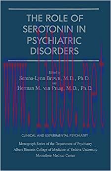 [AME]Role Of Serotonin In Psychiatric Disorders (Original PDF)