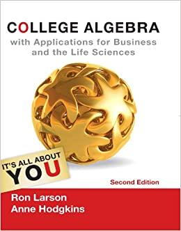 (PDF)College Algebra with Applications for Business and Life Sciences (Textbooks Available with...