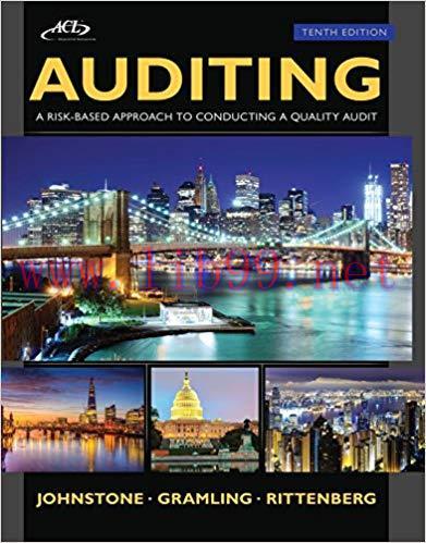 (PDF)Auditing: A Risk Based-Approach to Conducting a Quality Audit 10th Edition