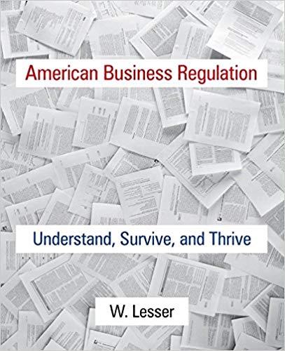(PDF)American Business Regulation Understand, Survive and Thrive 1st Edition