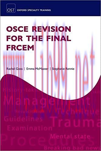 [AME]OSCE Revision for the Final FRCEM (Oxford Specialty Training: Revision Texts) (Original PD...