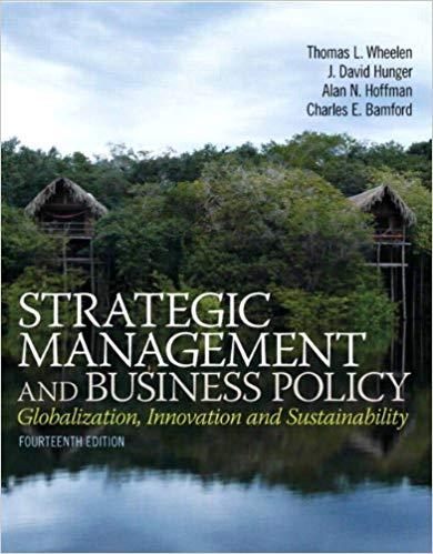 Solution Manual-答案-Strategic Management and Business Policy Globalization,14th最新版