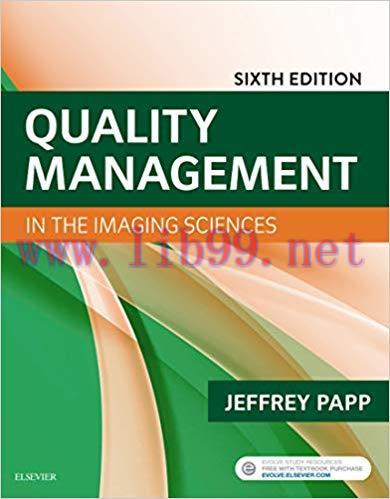 [AME]Quality Management in the Imaging Sciences, 6th Edition